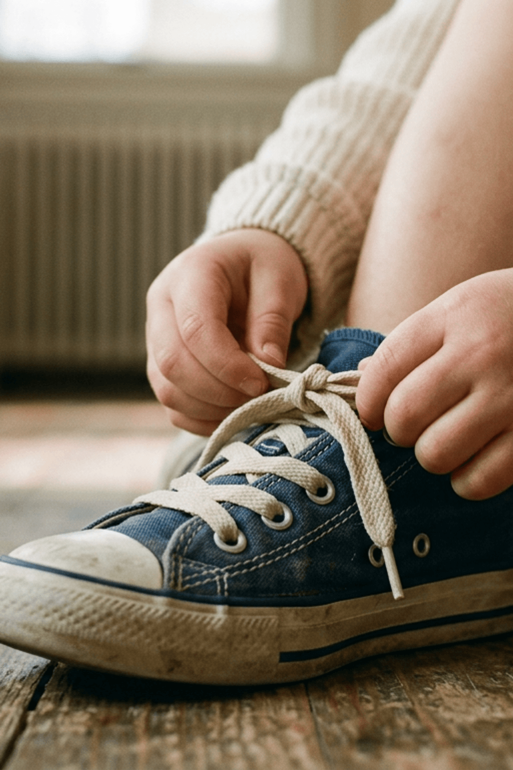 Tying the Shoes Alone