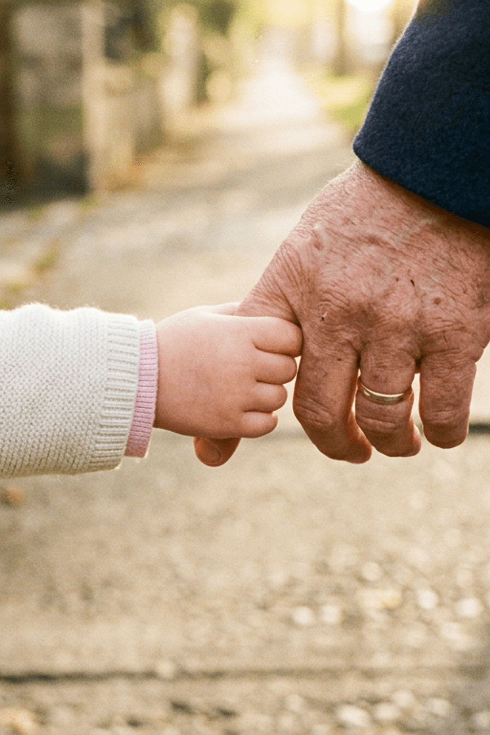 Holding the Grown-Up's Hand